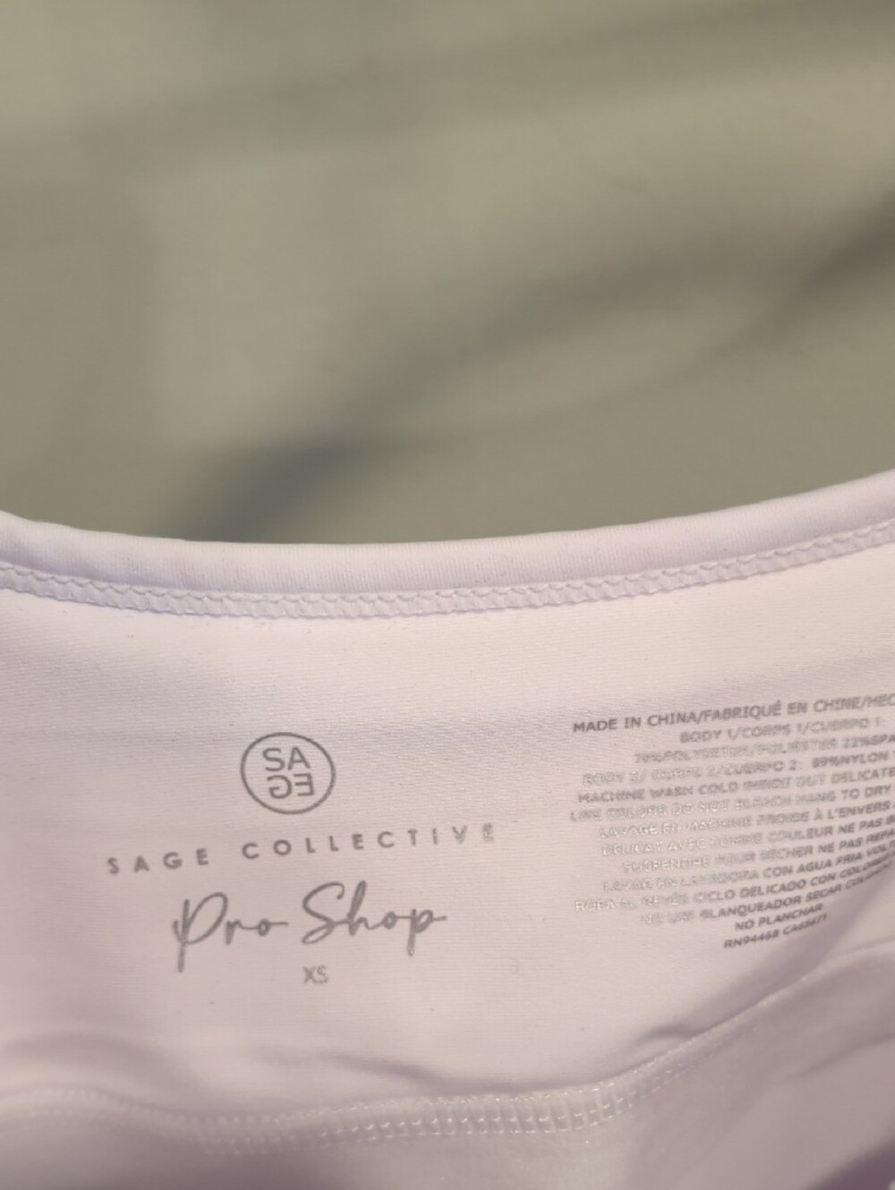White Scoop Neck Mini Dress with Pleated Skirt - Picture 3 of 5